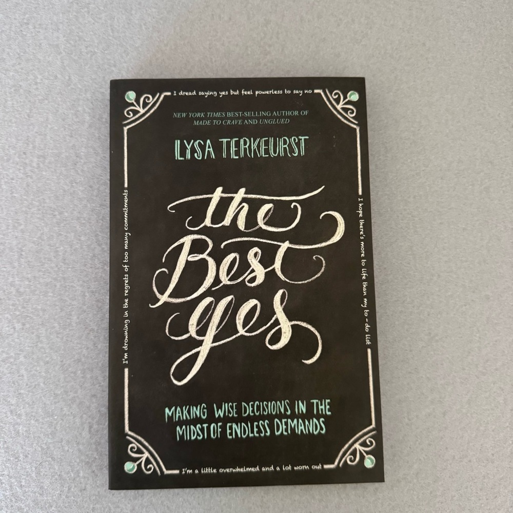 NWT The Best Yes by Lysa Terkeurst